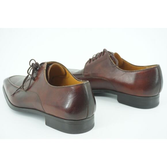 Magnanni Waro Apron Toe Oxford Derby Dress Shoes Size 8 Brown $395 main image 7